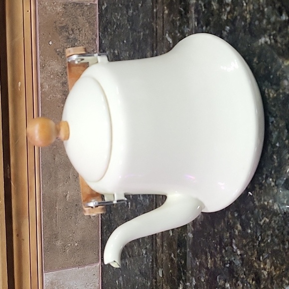 Kitchen | Vintage Blue Enamel Inside Teapotrustic Tea Kettlefarmhouse ...